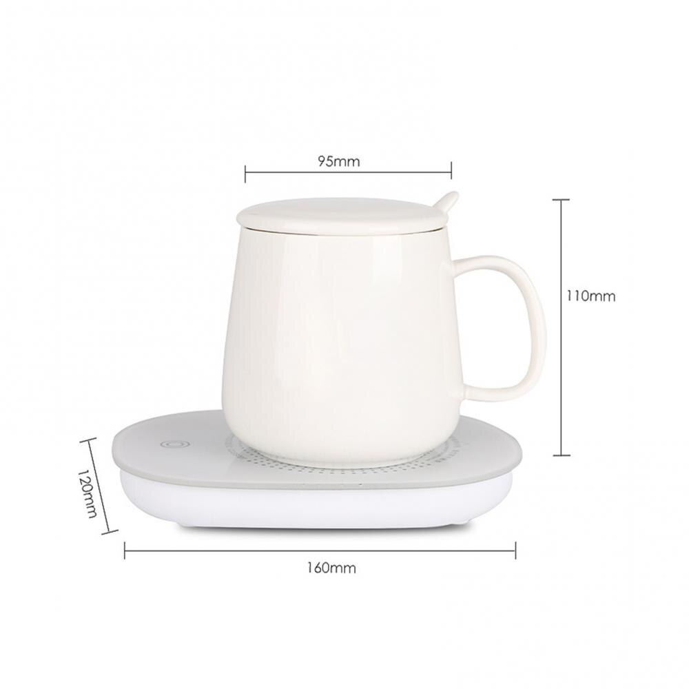 Heating Cup Mat USB Powered Thermostatic Gravity Sensor Coaster Warmer Heating Cup Holder Mat Mug Heater Coffee Mug Cup Warmer