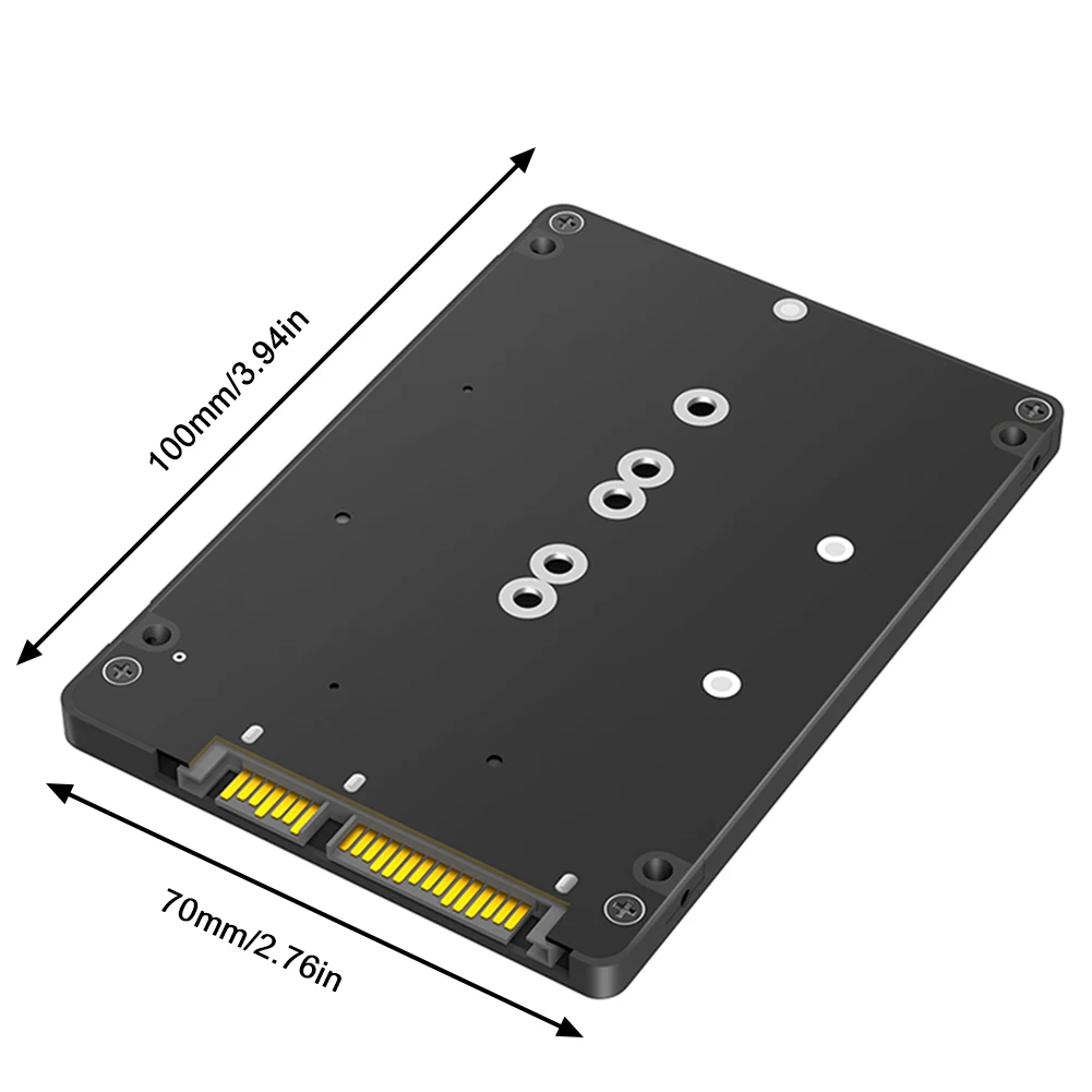 Adapter SSD M2 mSATA Adapter mSATA SATA Konverter M.2 zu SATA 3.0 6Gb Steigleitung M2 zu SATA 2,5 Zoll Gremium für NGFF M.2 SSD mSATA SSD