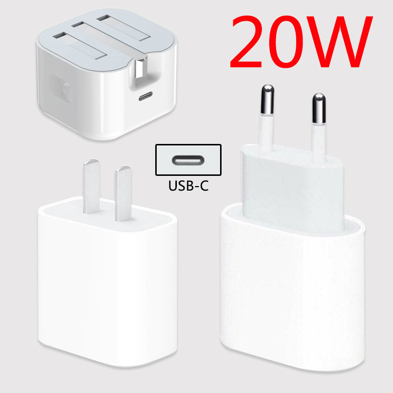 20W Pd Fast Charger Voor Iphone 12 Eu/Us/Uk Plug Magnetische Draadloze Oplader Voor Iphone 12 oplader Voor Ipad USB-C Voor Iphone13