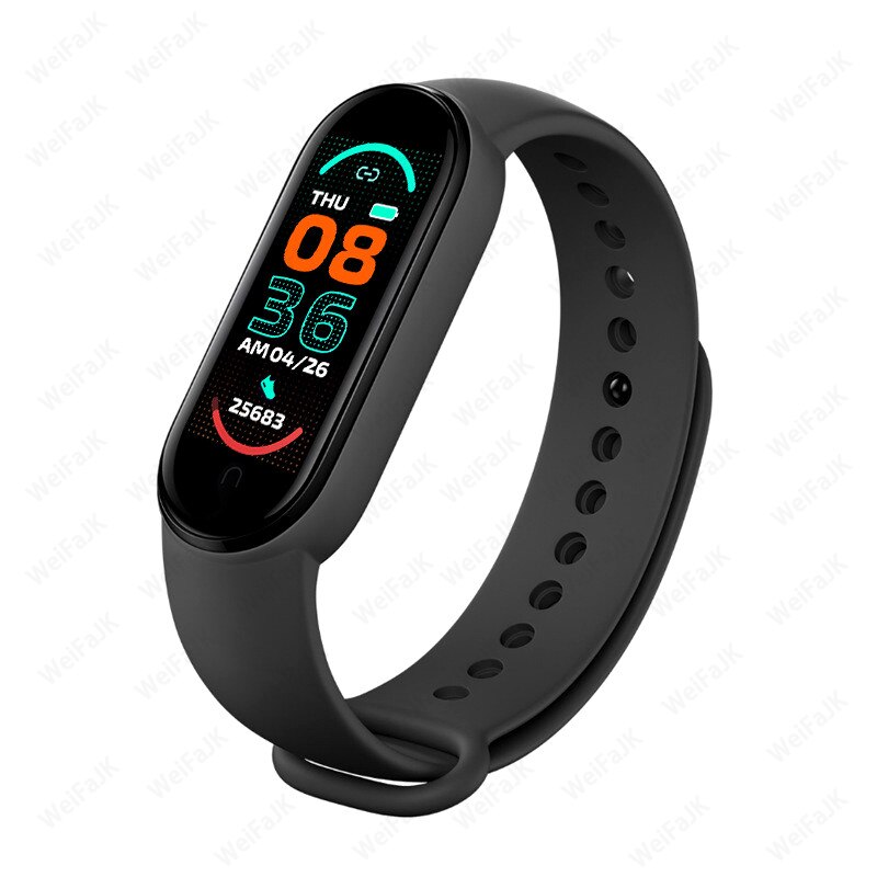 Xiaomi Clever Uhren Männer frauen Smartwatch Herz Bewertung Schritt Kalorien Fitness Verfolgung Sport Armbinde Für iPhone Xiaomi Clever uhr: Schwarz
