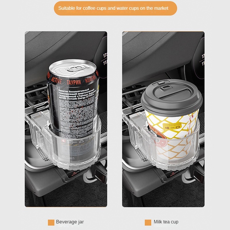Multifuncional Car Cup Holder, Ar Condicionado Outlet, Car Water Cup Holder, Drink Holder, Acessórios Decoração Car