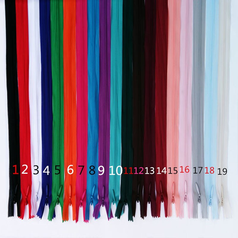 # 3 Invisible zipper 60cm Length zipper garment accessories 50PCS