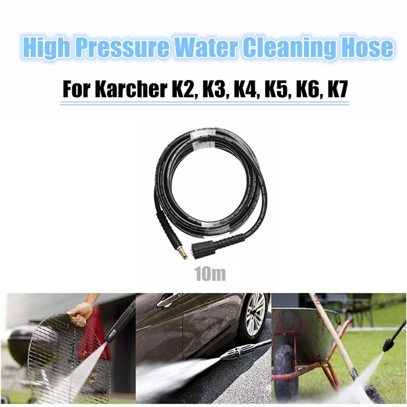 Limpiador de agua de alta presión de 10M, limpieza de cobre puro, manguera de lavado para coche Karcher K2 K3 K4 K5 K6 K7