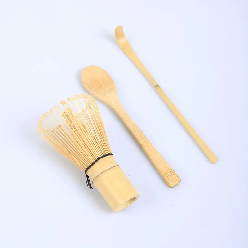 4Pcs Japanese Tea Set Ceramic Matcha Stand Bowl Bamboo Tea Spoon Matcha Whisk Tea Chasen Holder Set Handmade Tea Making Tools
