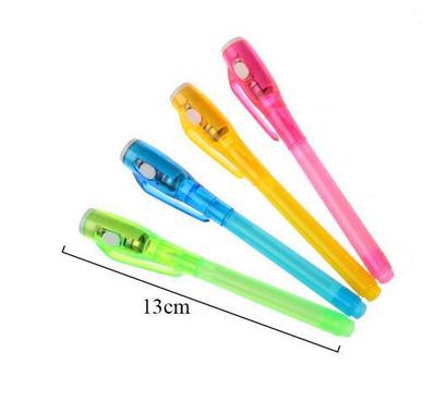 Stylo à bille magique , Invisible lumière UV, stylo à bille pour enfants, , fournitures scolaires, papeterie nouveauté