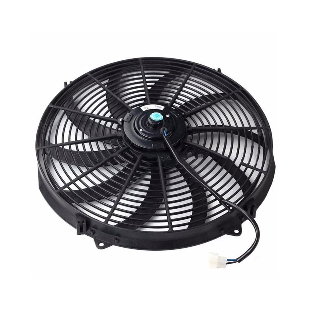 Auto Radiator Ventilator Airconditioning Elektronische Fan Auto Modificatie Cooling High Power Straight Blade Fan