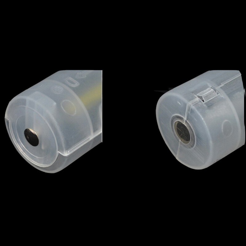 1/2/5Pcs AA to D Size Cell Battery Conversion Adapter Switcher Converter Case Box Holder Converter Case
