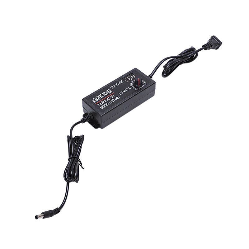 Verstelbare Ac Naar Dc 3V-12V Universele Adapter Met Display Sn Spanning Gestabiliseerde Voeding Adatpor 3 12 V(Us Plug)