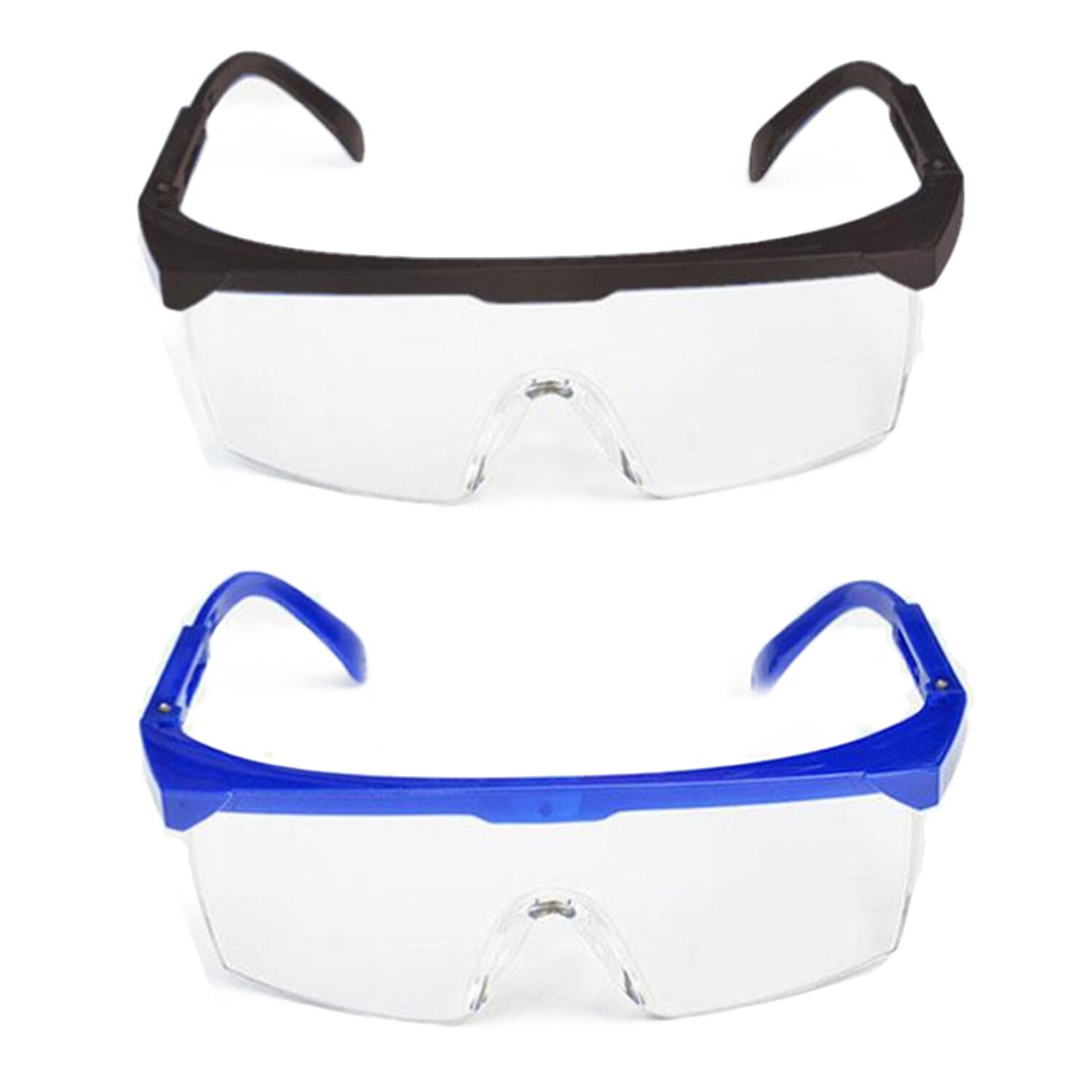 1pcs Adjustable Anti Dust Splash Fog Protective Eyewear Goggles Safety Eyeglasses for Workplace Office Laboratory Personal Use