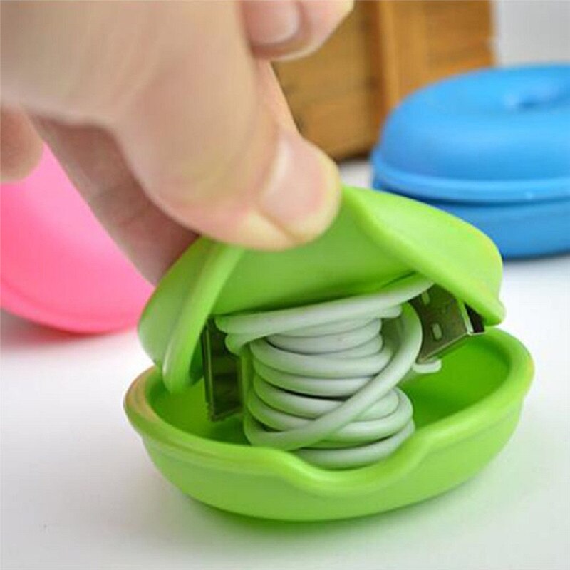 Portable Cable Organizer Turtle Shape Wire Winder Earphone Cable Storage Cord Reel Manage Data line Winding line Reel