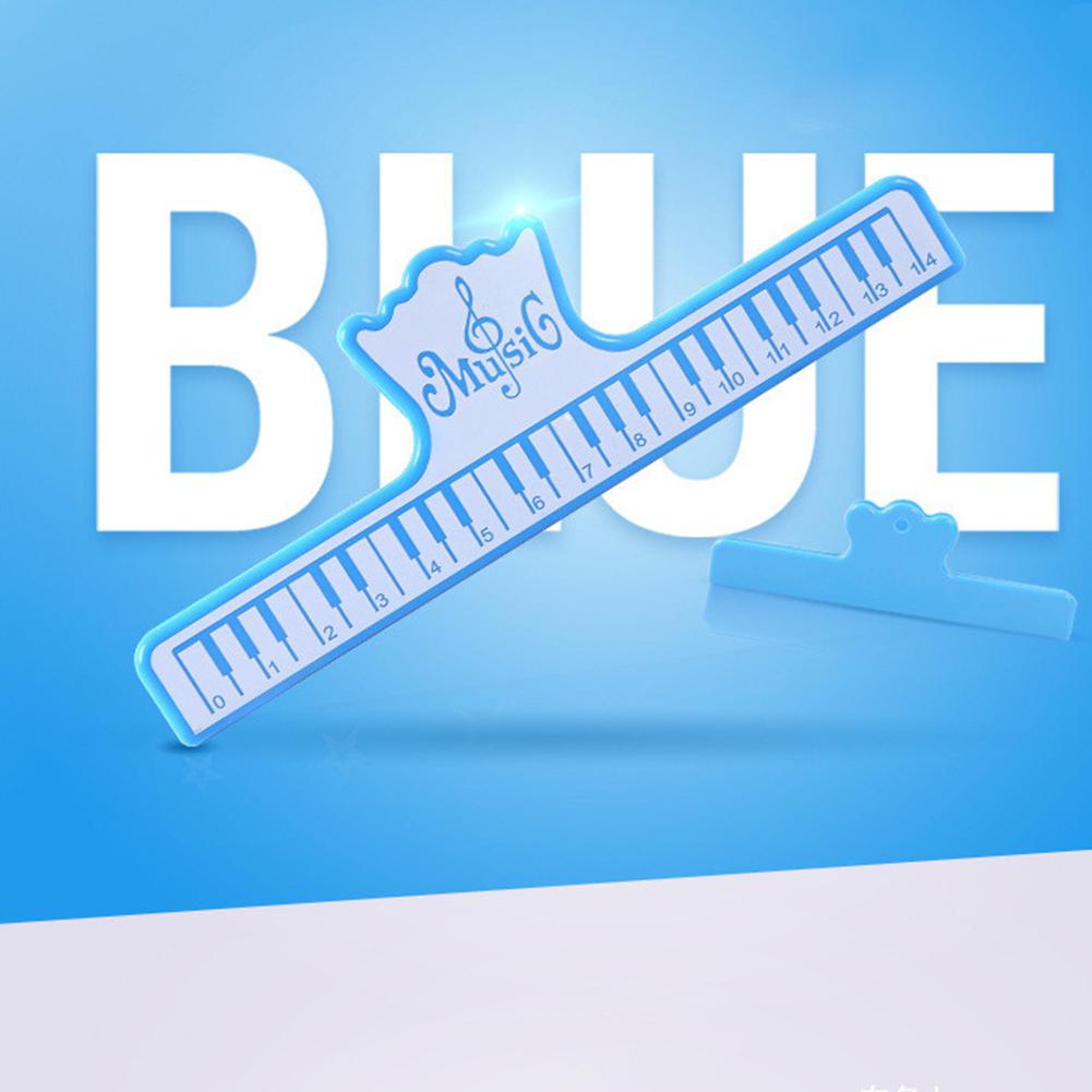 Dragonpad-abrehojas de música portátil, 15cm, Clip de plástico para página, soporte para partituras de música, accesorios de rendimiento: blue