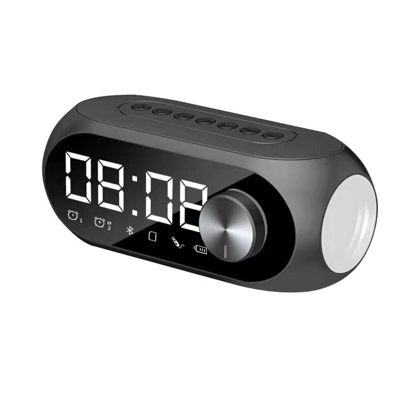 Alarm Clock Speaker Noise-reduction Microphone Home Office Bedroom Boy Girl