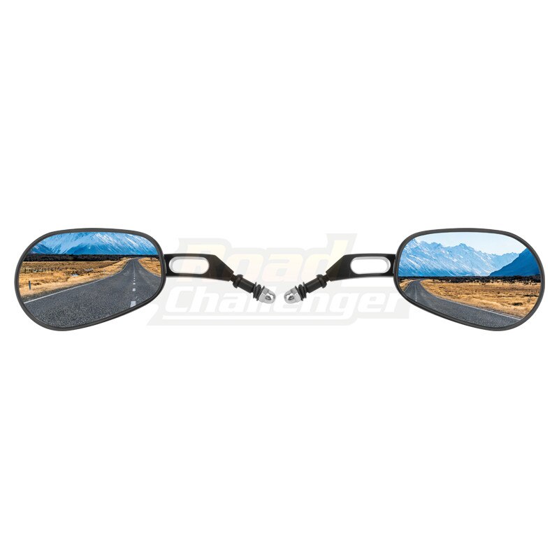 1 paire rétroviseur moto pour Harley 883 1200 48 noir barre fin miroir moto côté passager