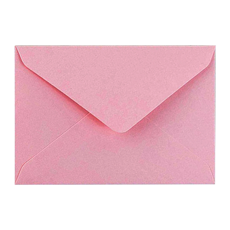 57EC 10 sztuk czyste karty z kopertami kartki z podziękowaniami Handmade DIY puste koperty pocztówki na urodziny Inivitation: pink