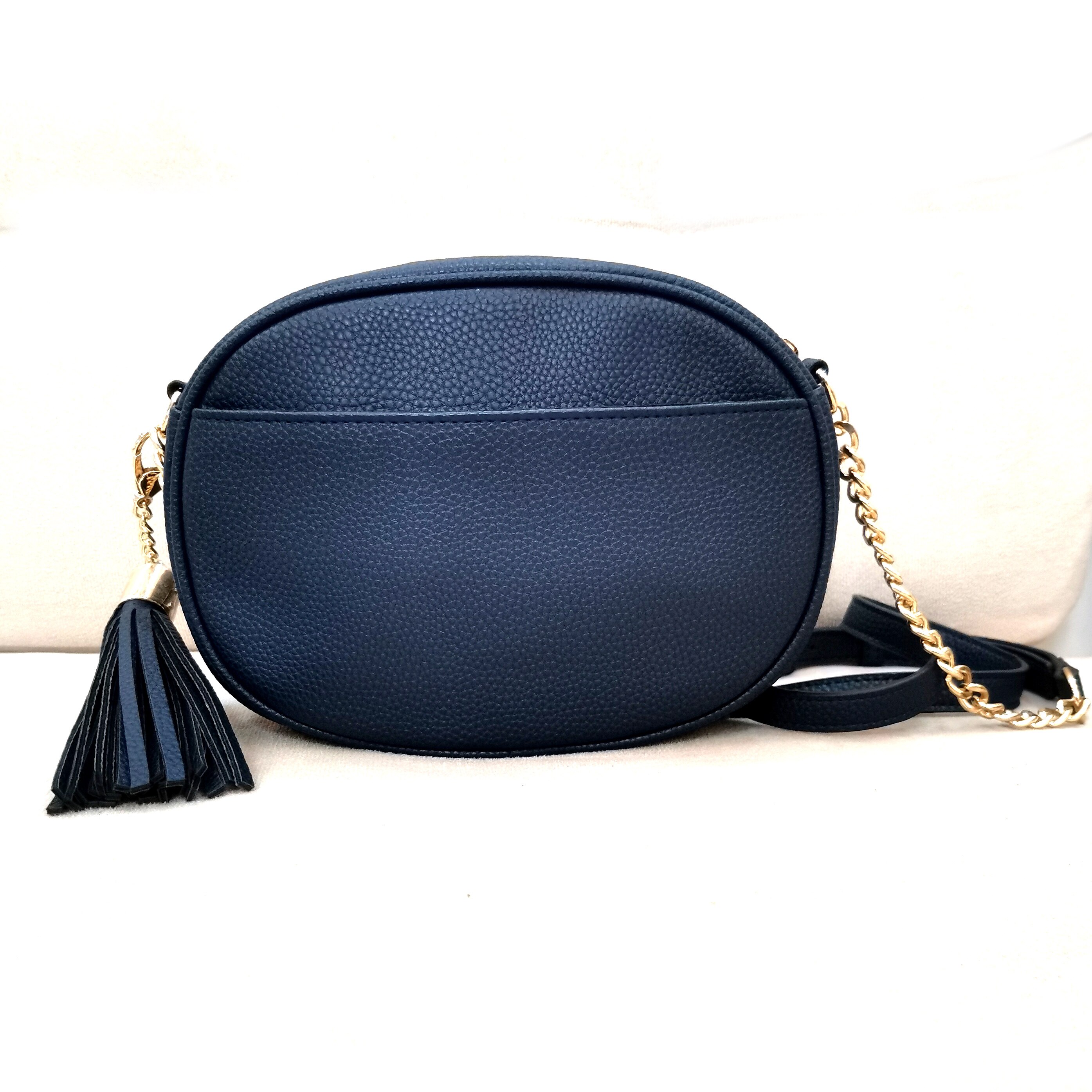 HEIßER Neue Damen Tasche Litschi aufbringen PU Leder Quaste Tasche Einfache Und Modische Runde Schulter Bote Tasche Umhängetasche Bolsa