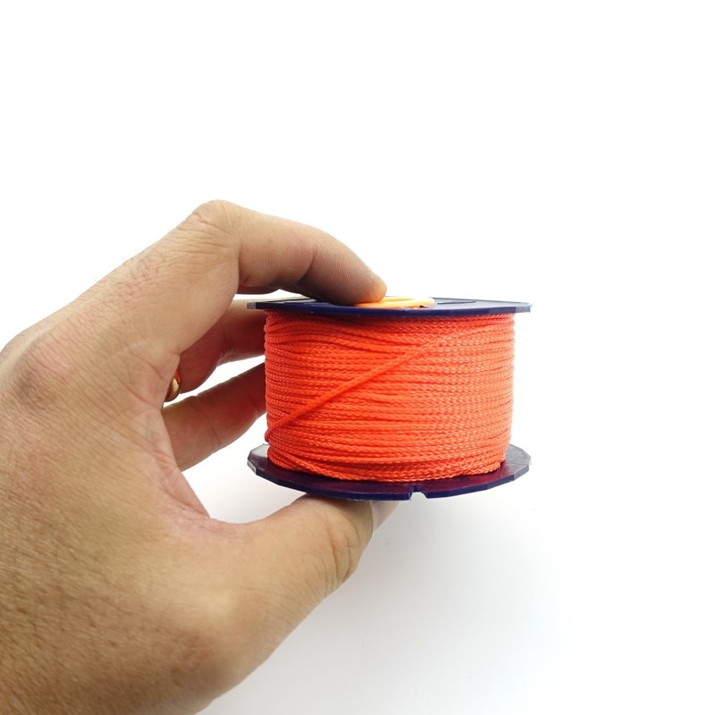 100m Braided Nylon Mason Line Builders Line Chalk rope Abrasion Rot Mildew Resistant, Masonry DIY Home Decor Crafting Gardening