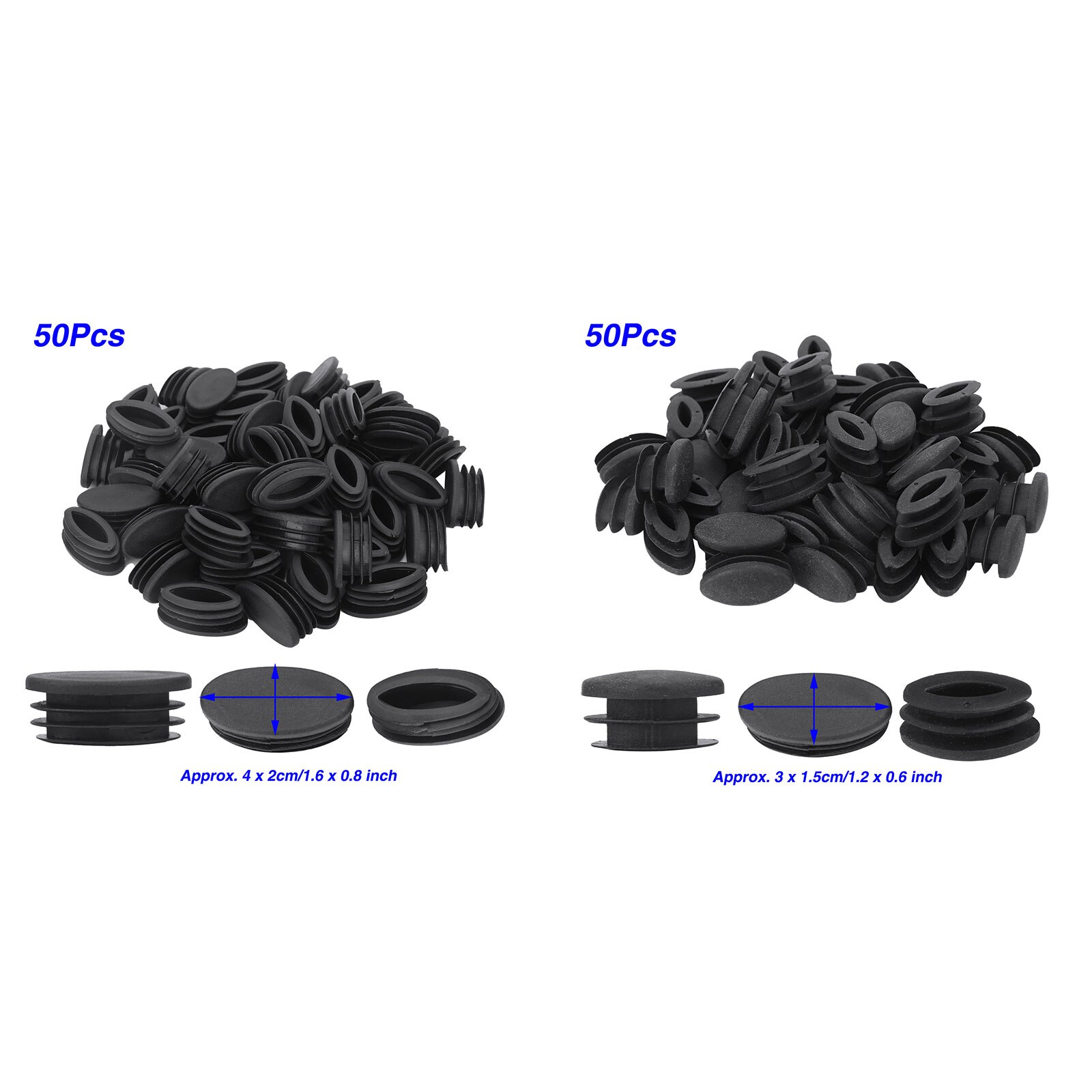 Juego De Patas De Goma Para Muebles (mesas, Sillas) - Tapones De PVC Antideslizantes E Impermeables, Varios Colores