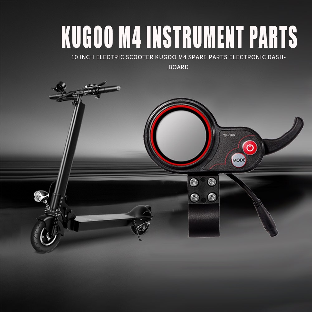 10 inch Electric Scooter Instrument Display E-scooter Dashboard Electric Lightweight Element Decoration for Kugoo M4