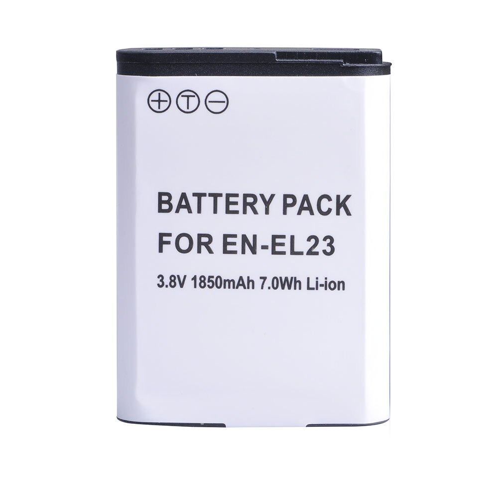Batería EN-EL23 ENEL23 EN EL23 para cámara Nikon COOLPIX B700 P900s P900 P610s P610 P600 S810c, 2 uds.: 1 battery