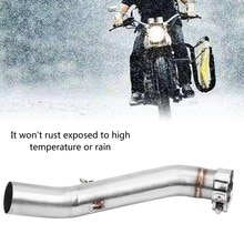 Motorcycle Exhaust Middle Pipe Link Connect for Benelli BN302 TNT300 Stainless Steel Exhaust Pipe