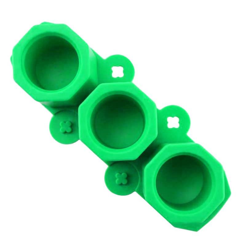 3 otwór formy silikonowe betonu glina ceramiczna rękodzieło odlewania betonu forma robić kubka: zielony