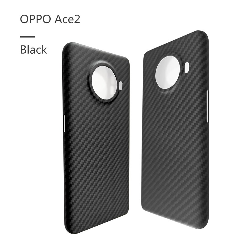 Kohlenstoff fiber schutzhülle für Oppo As2 Vivo X50 telefon, matt aramid faser Ultra-dünne praktisch fallen Oppo reno 4/4 Profi: oppo As2 (Schwarz)