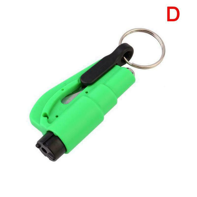 Drie-In-een Veiligheid Hamer Auto Ontsnappen Hamer Artefact Mini Multifunctionele Gebroken Glas Window Breaking Apparaat Voor Auto: Green