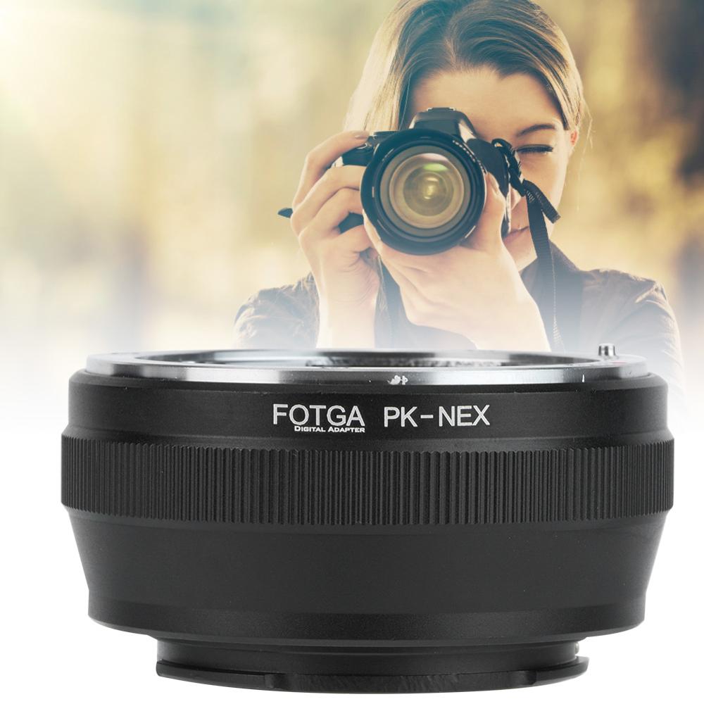 Fotga Lens Adapter Ring Voor Pentax K/Pk Mount Lens Sony E-Mount NEX3 C3 NEX5 NEX6