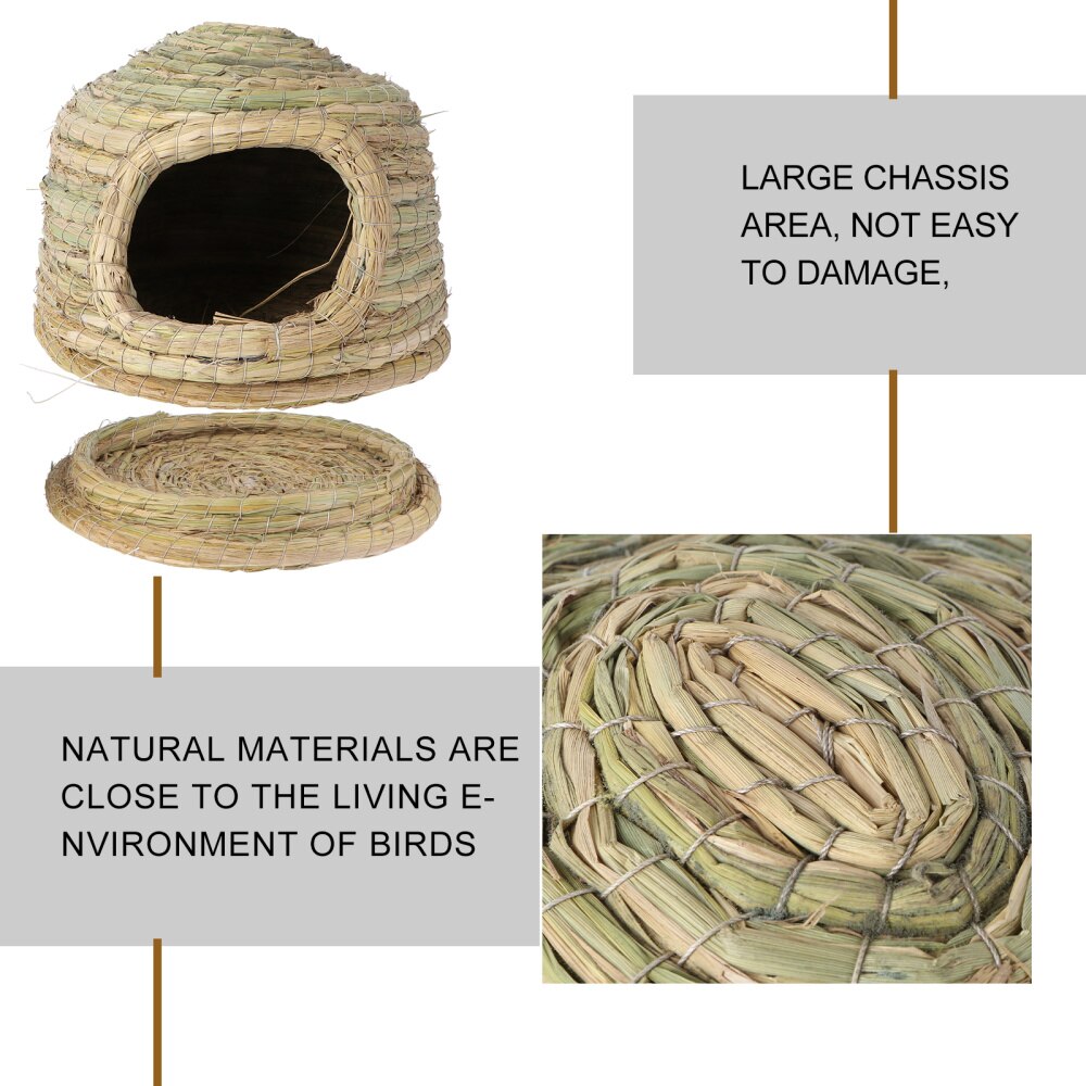 1Pc Bird Breeding Nest Bird Shed Decorative Bird Living House Bird Supplies