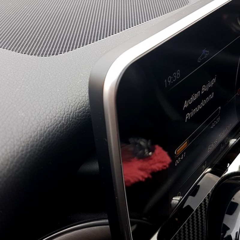 Senterkontroll navigasjonsskjerm beskyttelse listverk panel til mercedes benz c klasse  w205 glc  x253 200 260 bil styling
