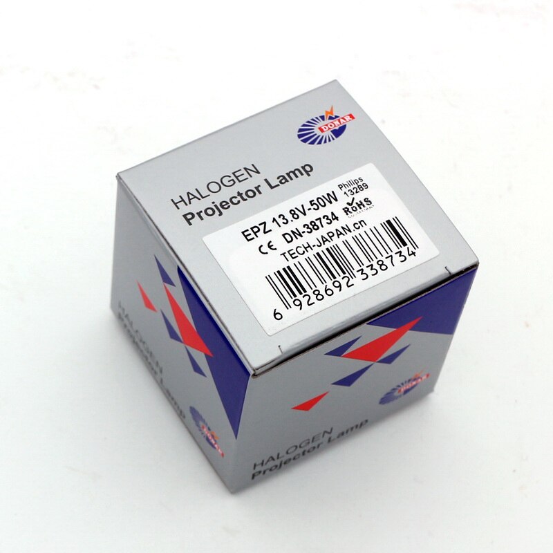 Ampoule halogène pour projecteur de film, lampe à microfilm, analyseur de chimie, DONAR DN-38734 13.8V 50W EPZ DJT 13189 64608 13, 8V 50W 35mm