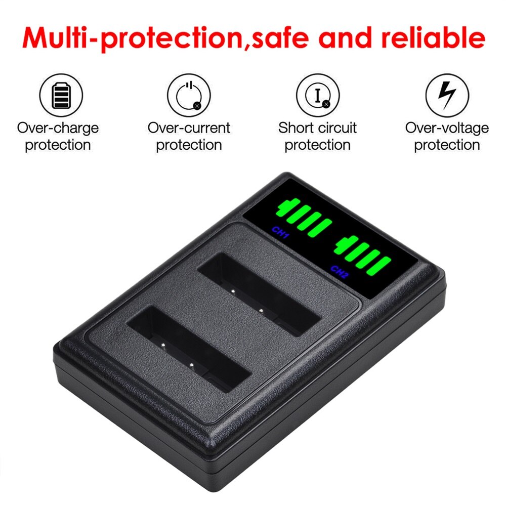 NP-BG1 NP-FG1 NPBG1 NP BG1 Battery + LED Dual USB Charger for Sony Cyber-Shot DSC-H7,DSC-H9,DSC-H10,DSC-H20,DSC-H50,DSC-H55