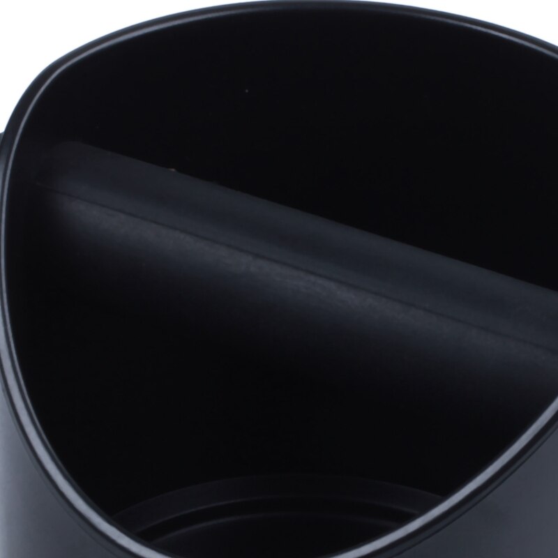 Coffee Grind Knock Box And Espresso Dump Bin Black