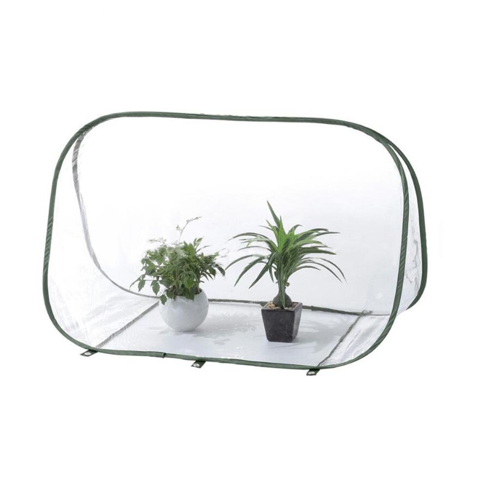 Folding Clear PVC Greenhouse Cover Flower Bonsai Plant Tent Cold Frost Protector