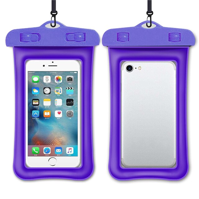 Schwimm Airbag Wasserdichte Schwimmen Tasche Telefon fallen Für iphone 13 12 Profi Max Samsung Xiaomi Redmi Hinweis 10 9 Profi huawei P30 P20 Abdeckung Fall Startseite: Violett