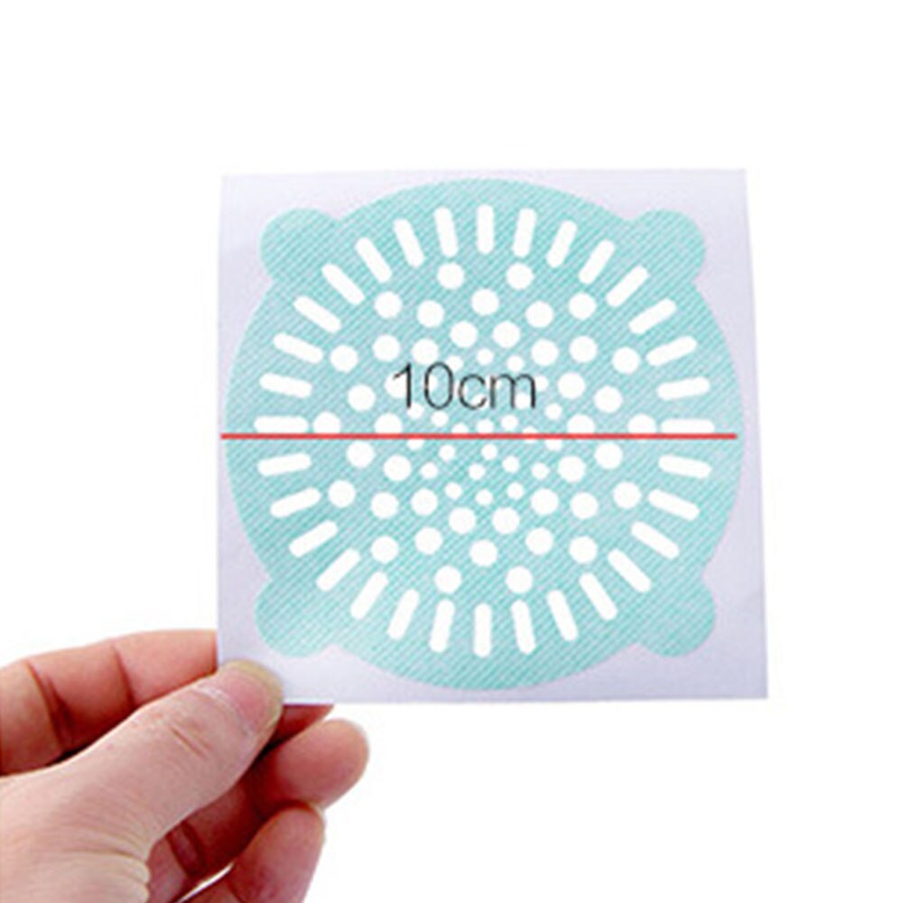 50 pièces unique évier non tissé tissu évier douche Drain baignoire crépine salle de bain cuisine accessoires cheveux bouchon receveur filtre