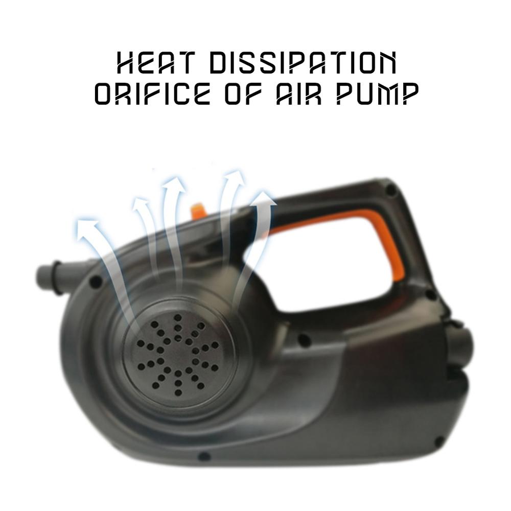12v 100w oppladbar bilpumpe elektrisk oppblåsbar luftpumpe for kajakkbåt svømmebasseng luftputer ball auto