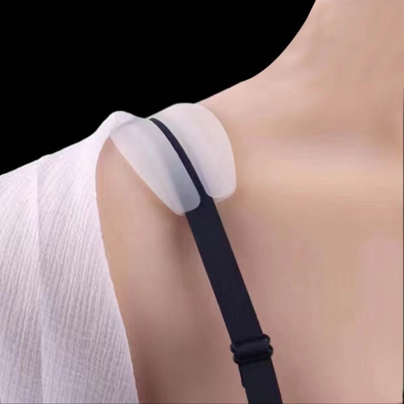 Silikon Rutschfeste Schultergurt Pads Weibliche Weiche BH-Träger Kissen Halfter Linderung Schmerzen BH Schulterpolster für Frau