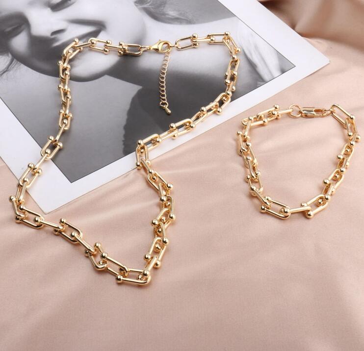 U-shaped women thick chain exaggerated hip-hop cla... – Grandado