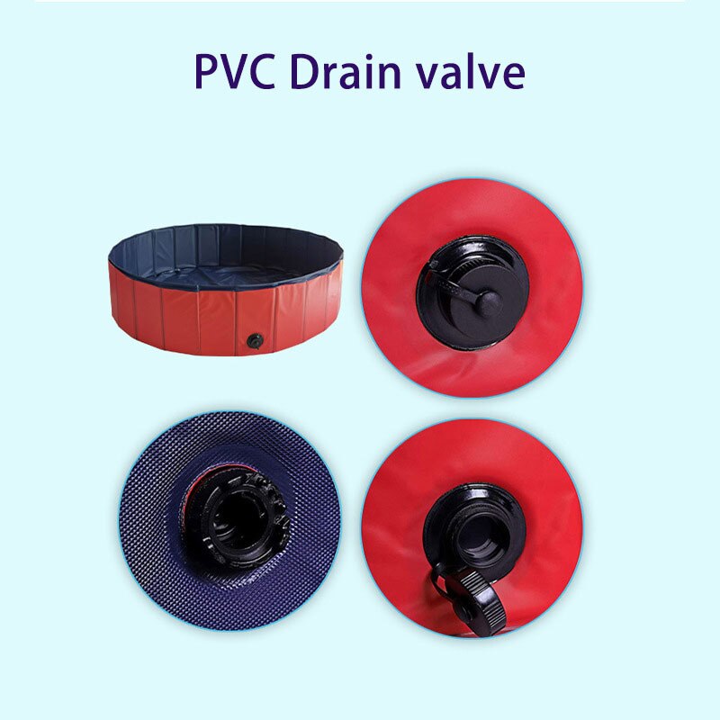Piscina plegable en piscina para perros y gatos, bañera para mascotas,