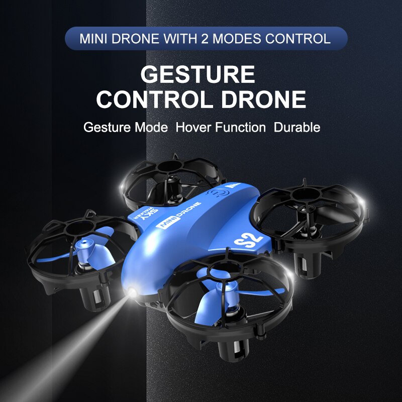 S2 Mini drone gesture sensing obstacle avoidance 2.4G four axis aircraft remote control aircraft toy