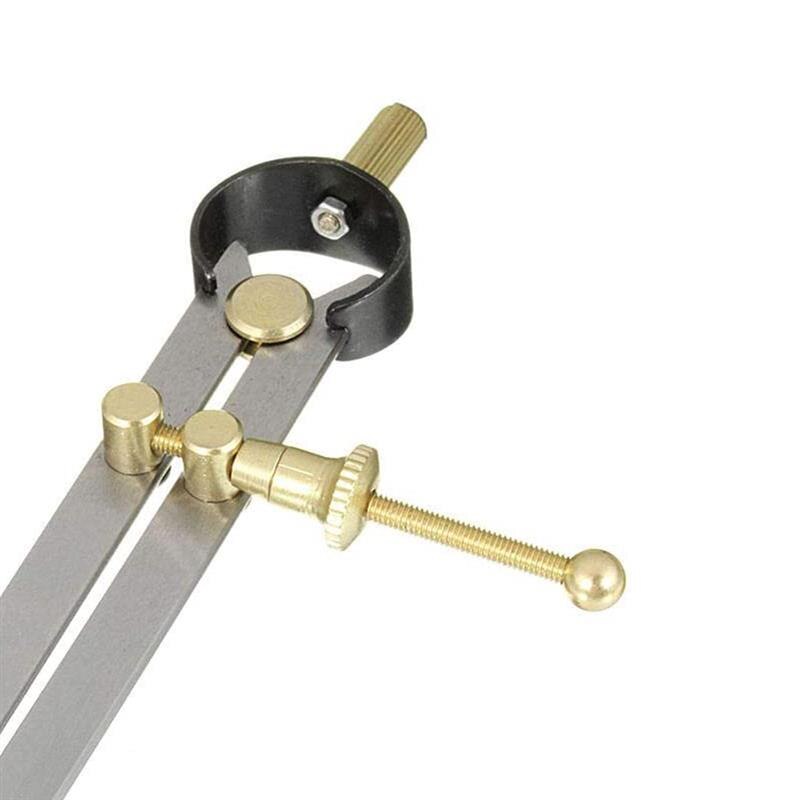 Adjustable Leather Craft Rotating Tool Scriber DIY Edge Creaser Stitch Wing Divider 4 "/ 6" DIY Handmade Sewing Tools