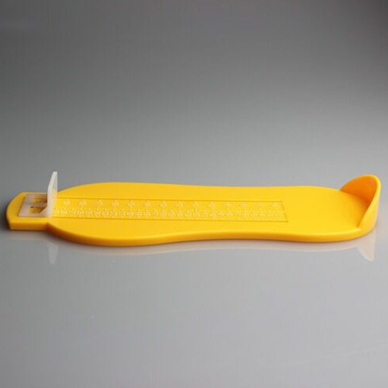 20 cm bébé infantile pied mesure jauge enfant en bas âge chaussures raccords jauge pied mesure chaussures taille mesure règle outil: Jaune