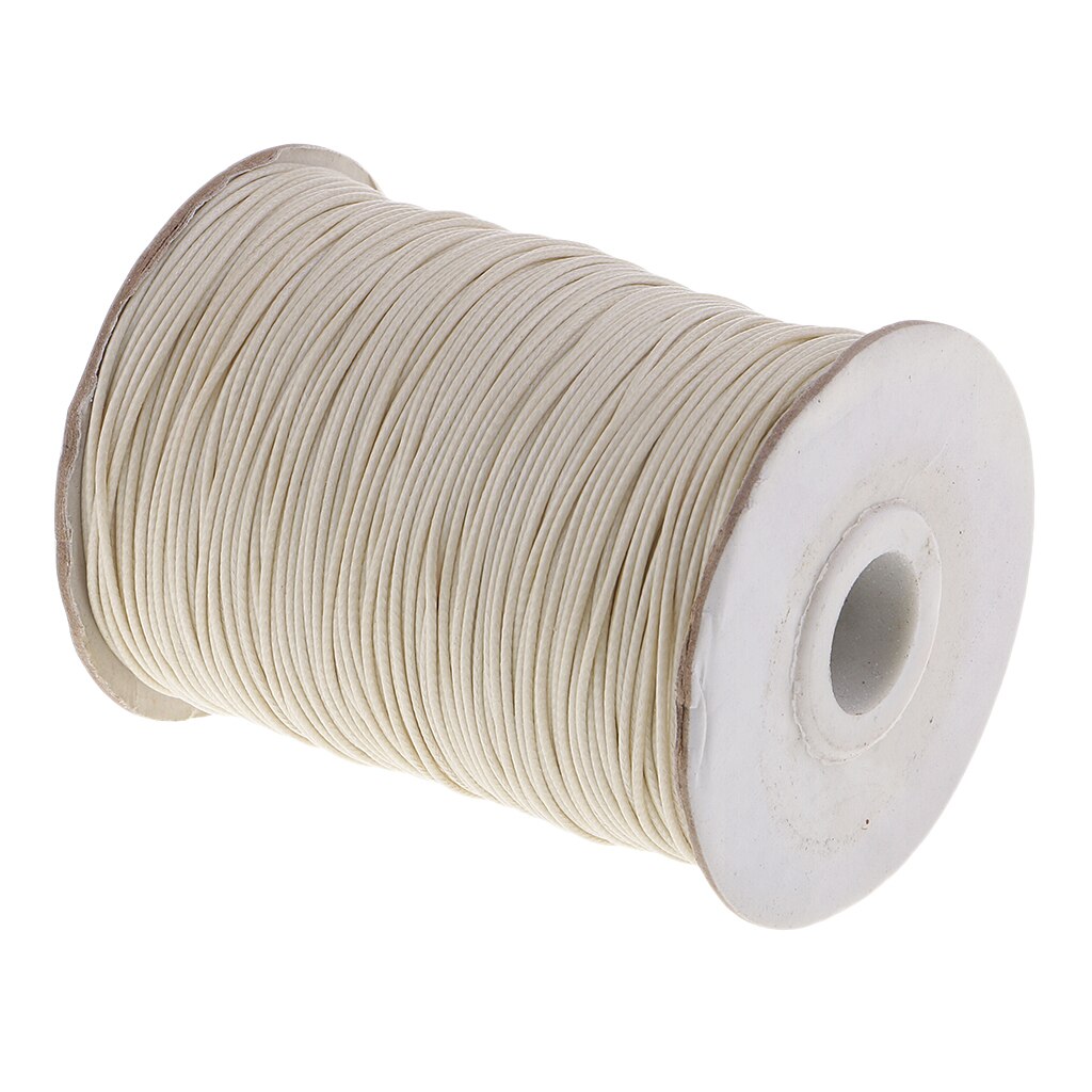 170 Meters 1mm Jewelry Making Beading Crafting Macrame Waxed Cotton Cord Thread