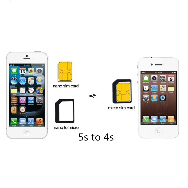 Kit de adaptador de tarjeta Micro Nano SIM, conector para iPhone 6, 7 plus, 5S, Huawei P8 lite, P9, Xiaomi Redmi Note 4 Pro, 3S, 3, Mi5, soporte para sims