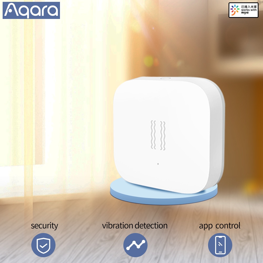 Aqara-Sensor de movimiento inteligente, alarma de detección de vibración, Monitor Zigbees ensor, Sensor de hogar inteligente