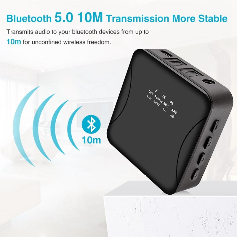 Bluetooth 5.0 O Ontvanger Zender Bluetooth Aux Usb Muziek Stereo Draadloze Adapter Voor Hoofdtelefoon Tv Pc