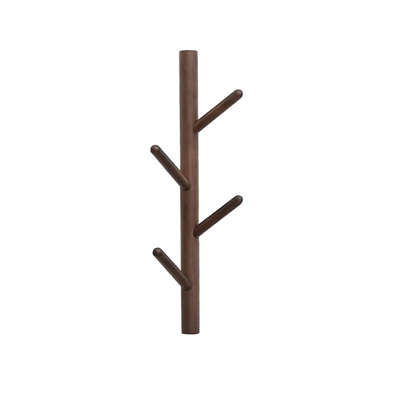 Handcraft Tree Branch Coat Hanger Wood Coat Rack Wall Hanging Hanger Clothes Storage Hat Rack: Style 2