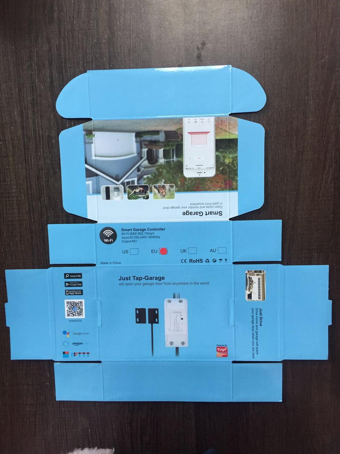 WIFI Switch Smart garage door controller with Alexa Google Home and IFTT Smart Life/Tuya APP control smart Remote Control