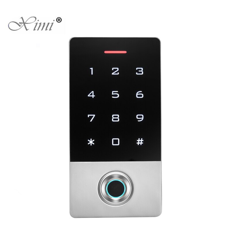 IP68 Wasserdichte WIFI APP Biometrische Fingerprint Access Control TF1 Meatal Alone RFID Karte Tür Access Controller System